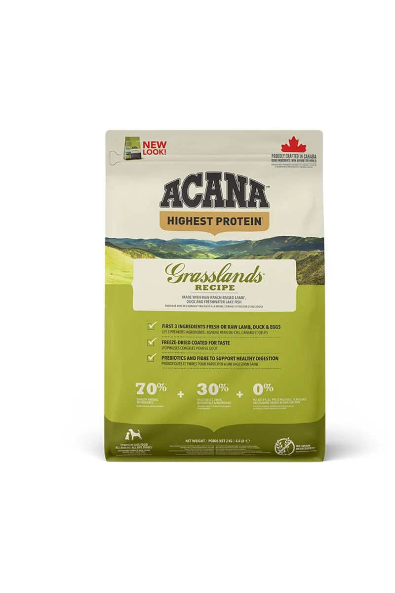 Comida Perro Adulto Pienso Acana Canine Adult Regionals Grasslands Prairie 2Kg