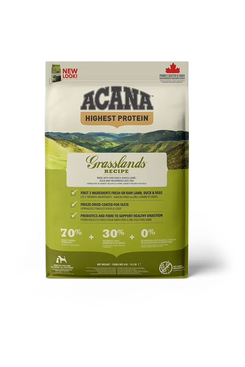 Comida Perro Adulto Pienso Acana Canine Adult Regionals Grasslands Prairie 6Kg