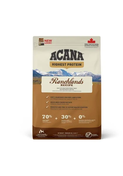 Comida Perro Adulto Pienso Acana Canine Adult Regionals Ranchlands Prairie 2Kg