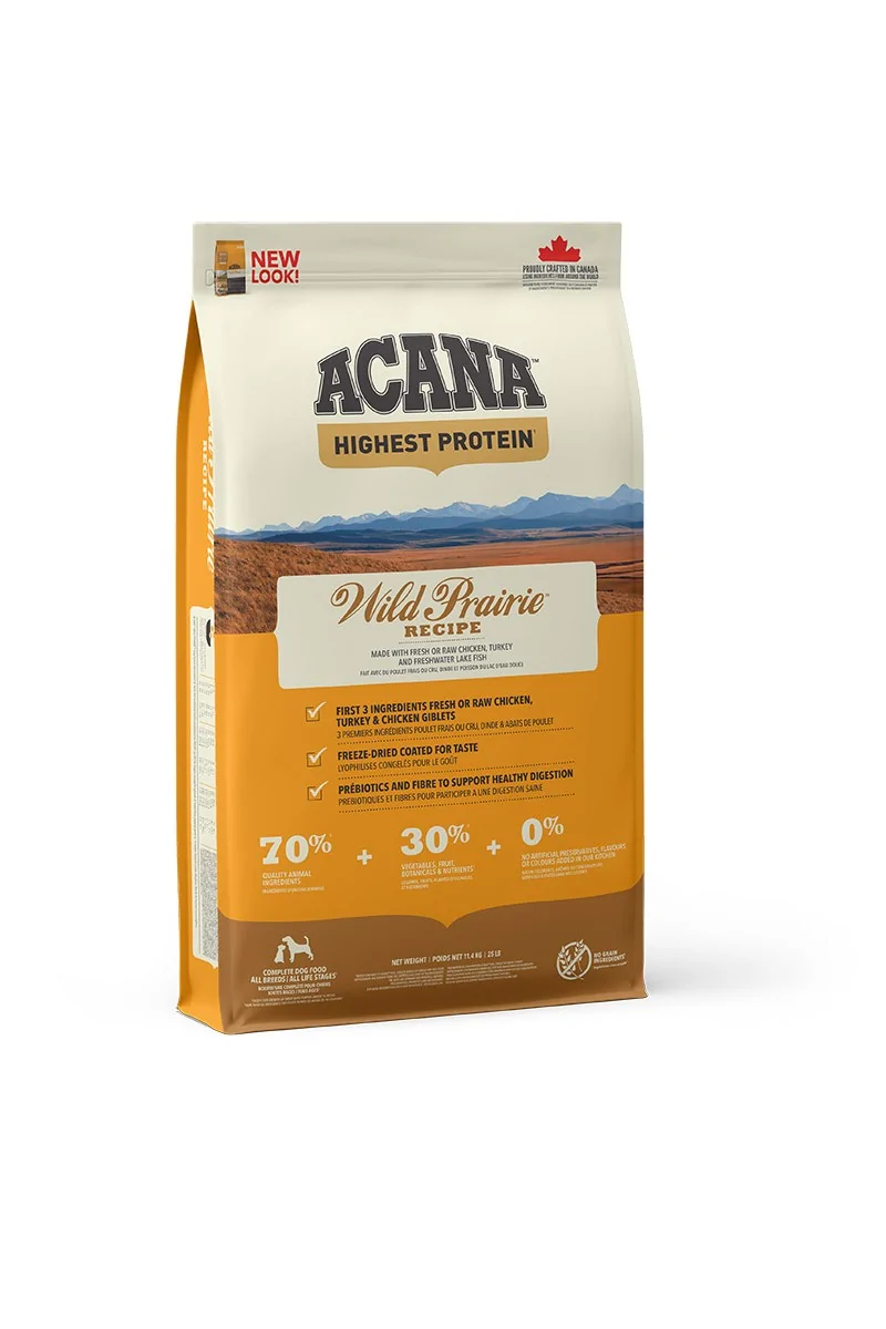 Comida Perro Adulto Pienso Acana Canine Adult Regionals Wild Prairie 11,4Kg