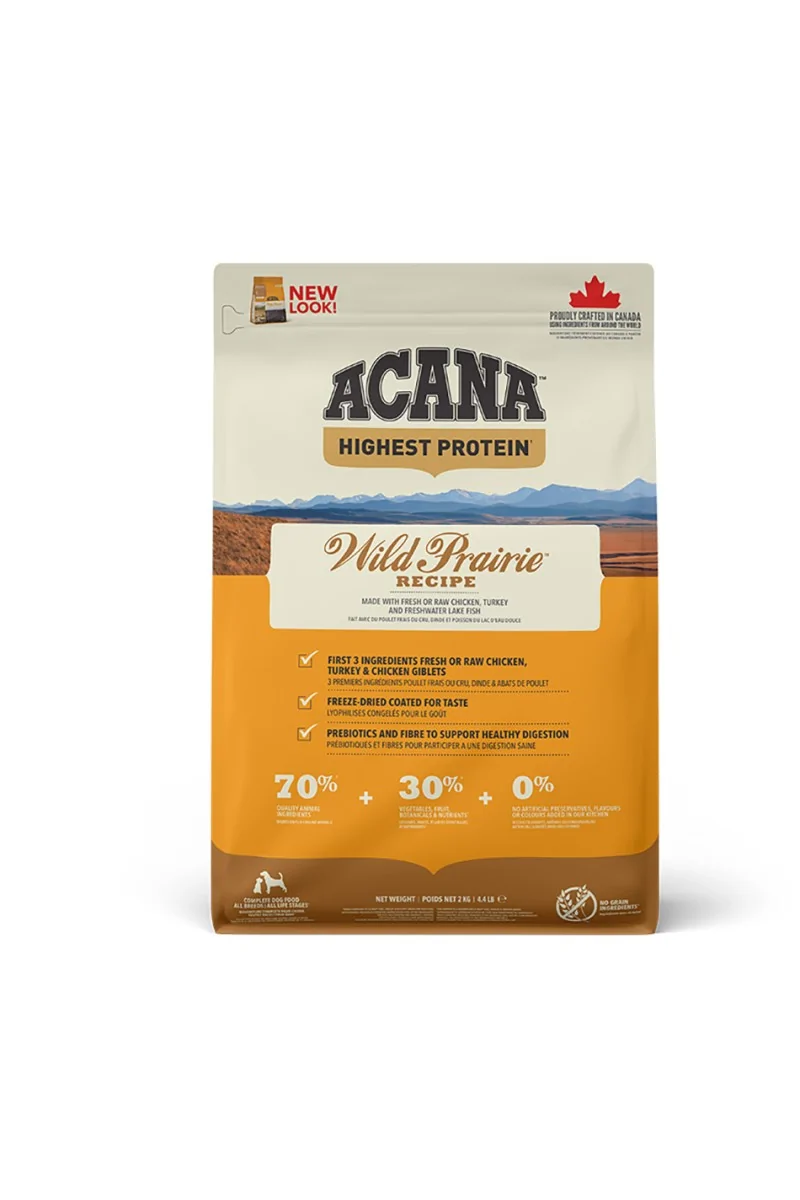 Comida Perro Adulto Pienso Acana Canine Adult Regionals Wild Prairie 2Kg