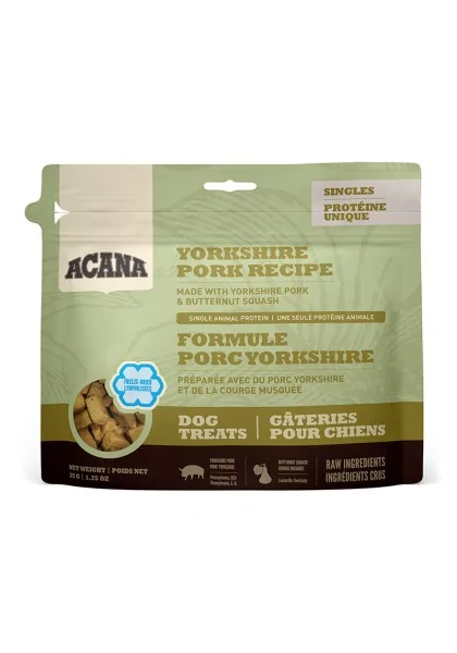 Comida Perro Adulto Pienso Acana Canine Adult Treats Yorkshire Cerdo 35Gr