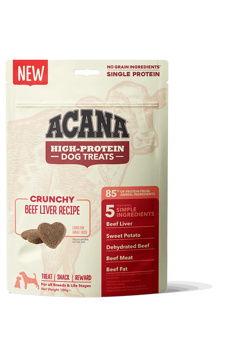 Comida Perro Adulto Pienso Acana Canine High Protein Crunchy Beef Liver 100Gr