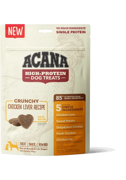 Comida Perro Adulto Pienso Acana Canine High Protein Crunchy Chicken Liver 100Gr