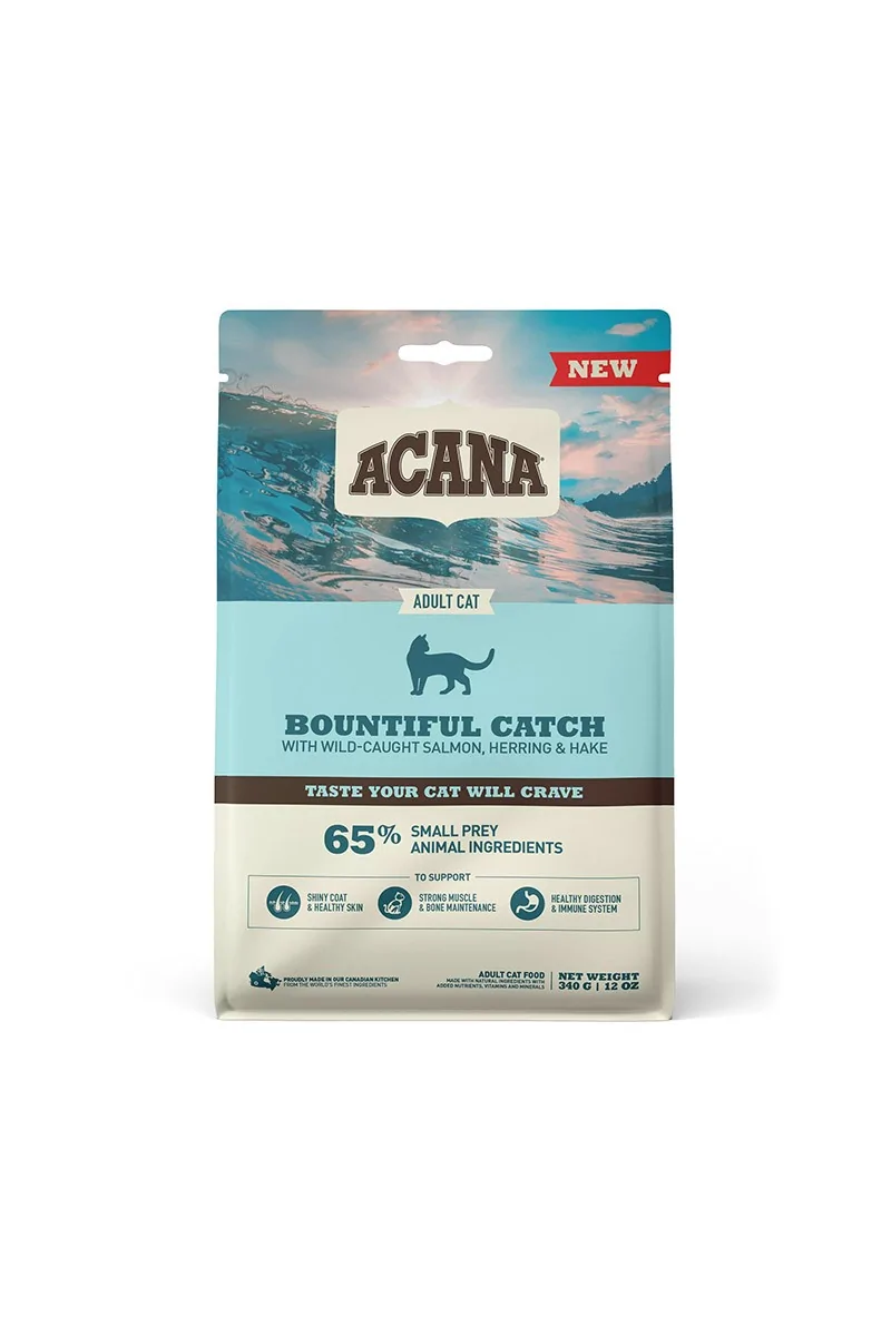 Comida Natural Gato Acana Feline Adult Bountiful 340Gr