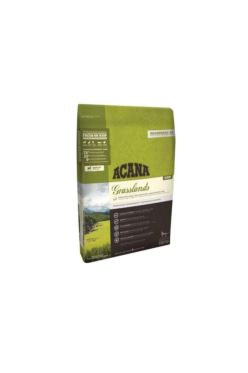 Comida Natural Gato Acana Feline Adult Grasslands 1,8 Kg