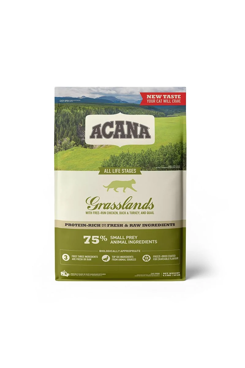 Comida Natural Gato Acana Feline Adult Grasslands 4,5 Kg