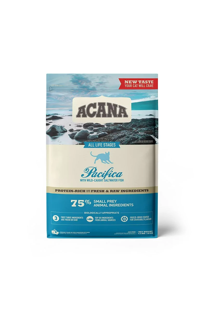 Comida Natural Gato Acana Feline Adult Pacifica 4,5 Kg