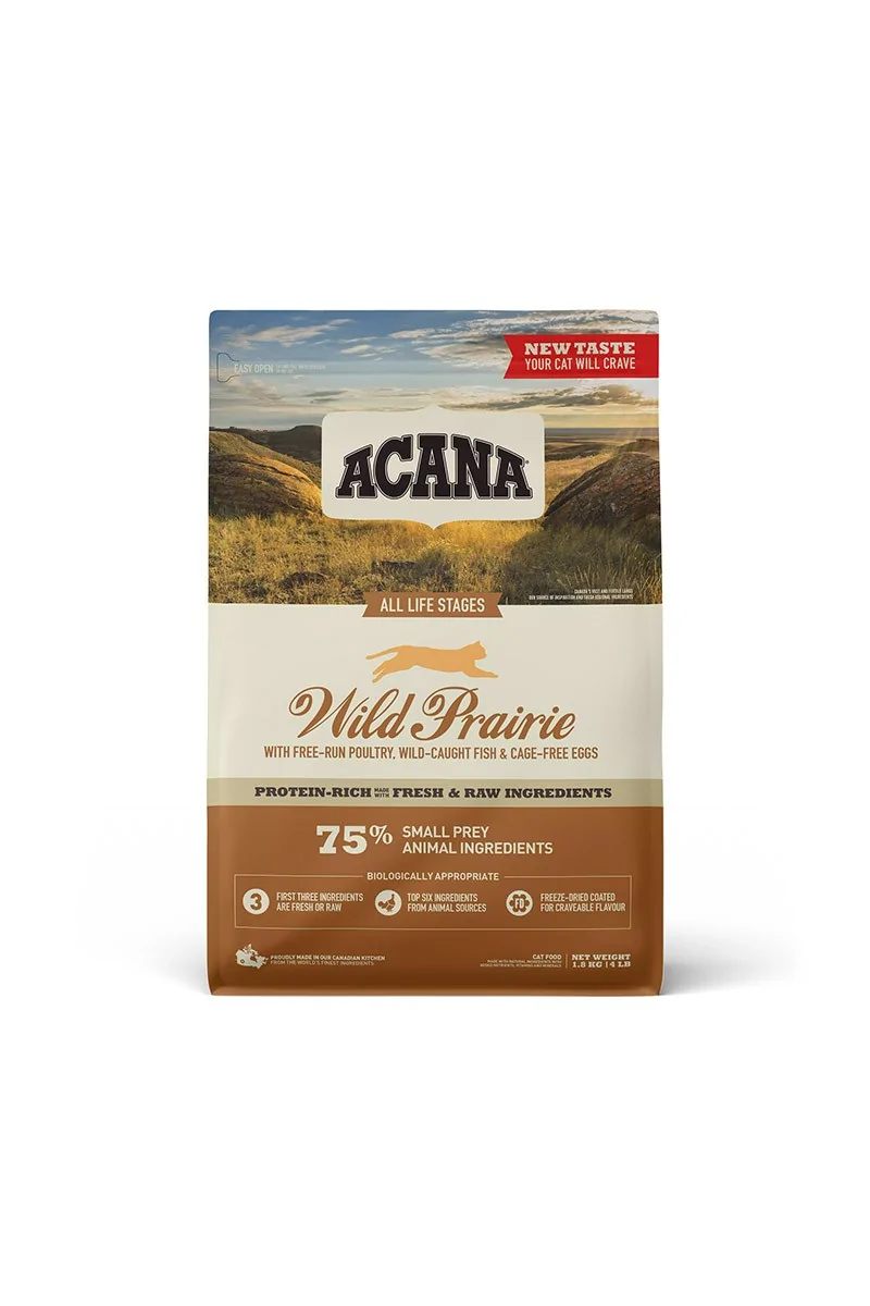 Comida Natural Gato Acana Feline Adult Wild Prairie 1,8 Kg