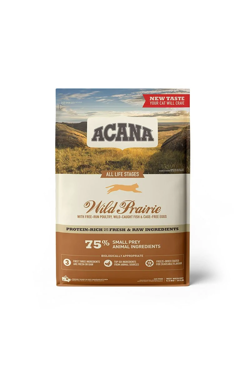 Comida Natural Gato Acana Feline Adult Wild Prairie 4,5 Kg