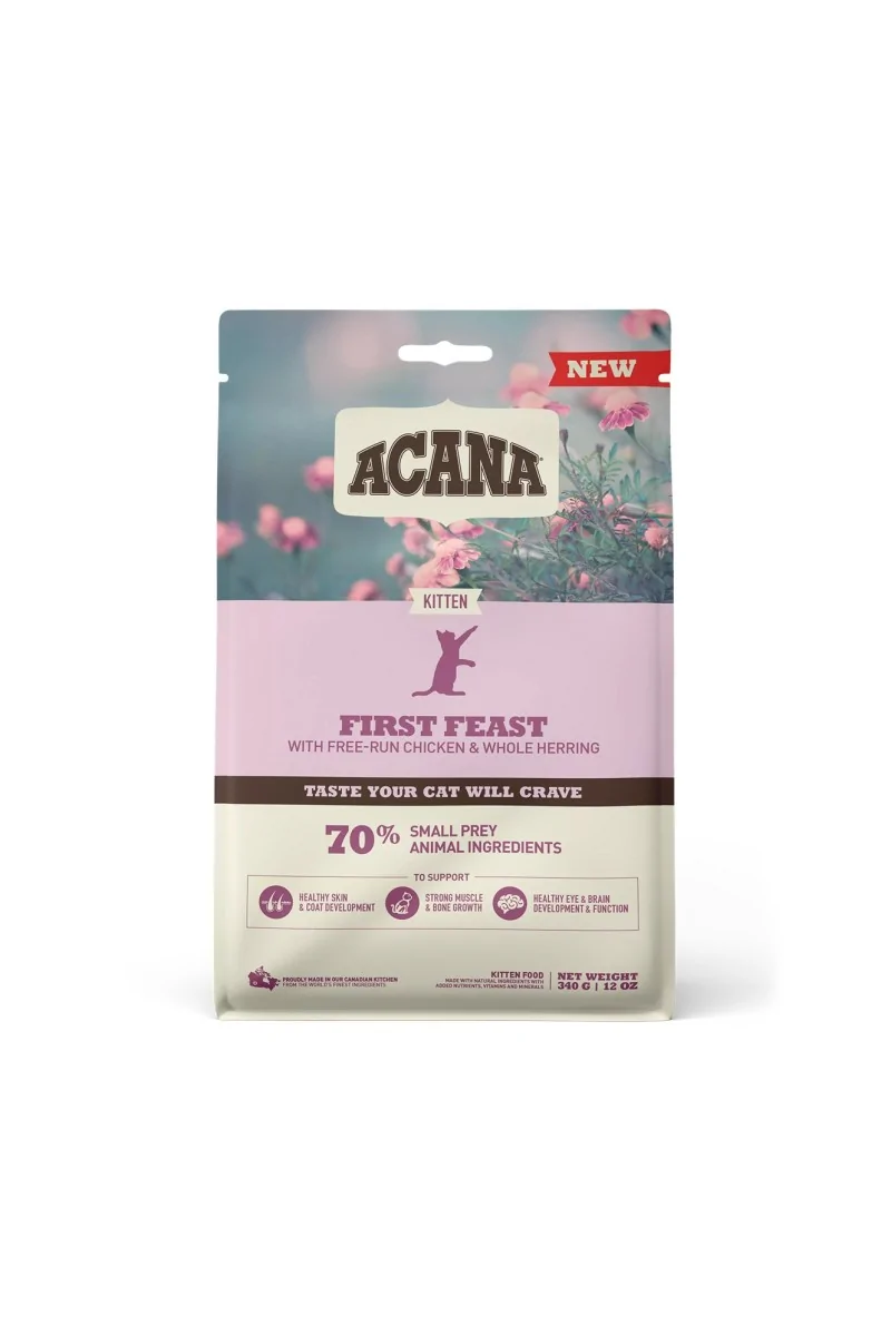 Comida Natural Gato Acana Feline Kitten First Feast 1,8Kg