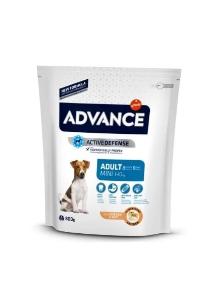 Comida Natural Perro Advance Canine Adult Mini Pollo Arroz 800Gr