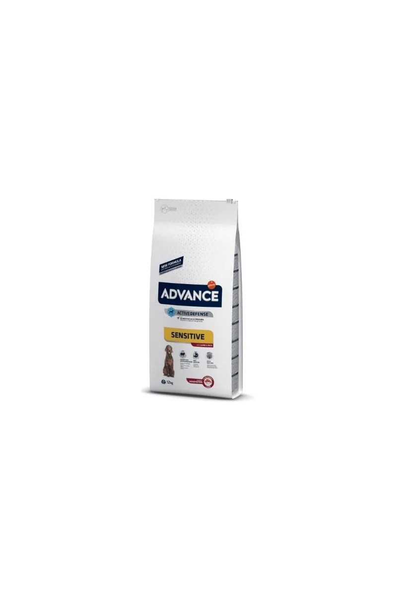 Comida Natural Perro Advance Canine Adult Sensit. Cordero Arroz 12Kg