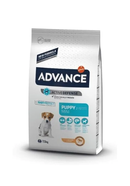 Comida Natural Perro Advance Canine Puppy Mini Pollo Arroz 3Kg