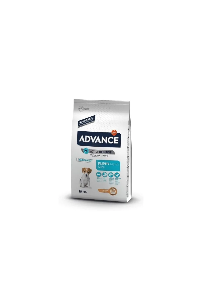 Comida Natural Perro Advance Canine Puppy Mini Pollo Arroz 3Kg