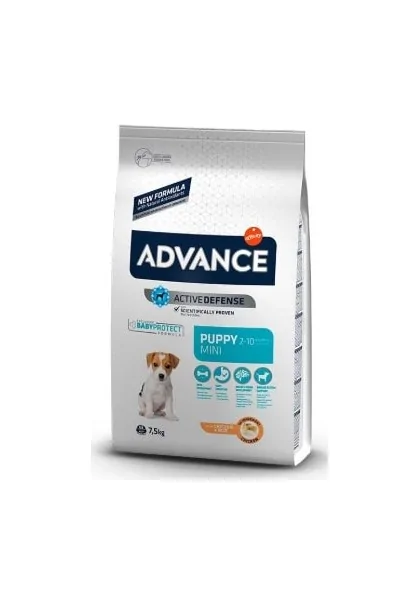 Comida Natural Perro Advance Canine Puppy Mini Pollo Arroz 7,5Kg