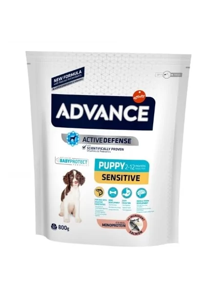 Comida Natural Perro Advance Canine Puppy Sensitive Salmon 800Gr