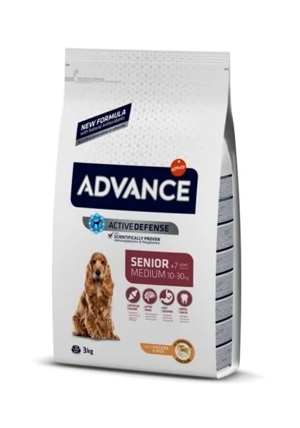 Comida Natural Perro Advance Canine Senior Medium Pollo Arroz 3Kg