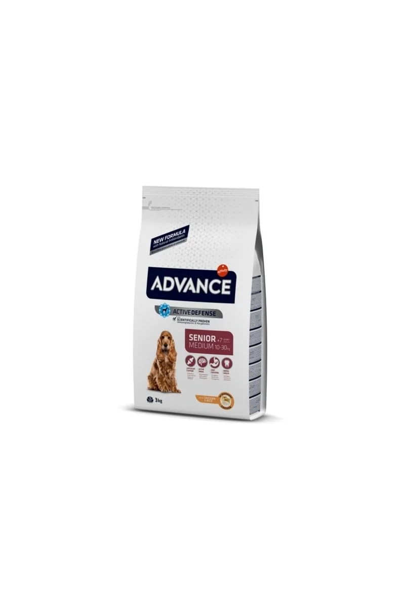 Comida Natural Perro Advance Canine Senior Medium Pollo Arroz 3Kg