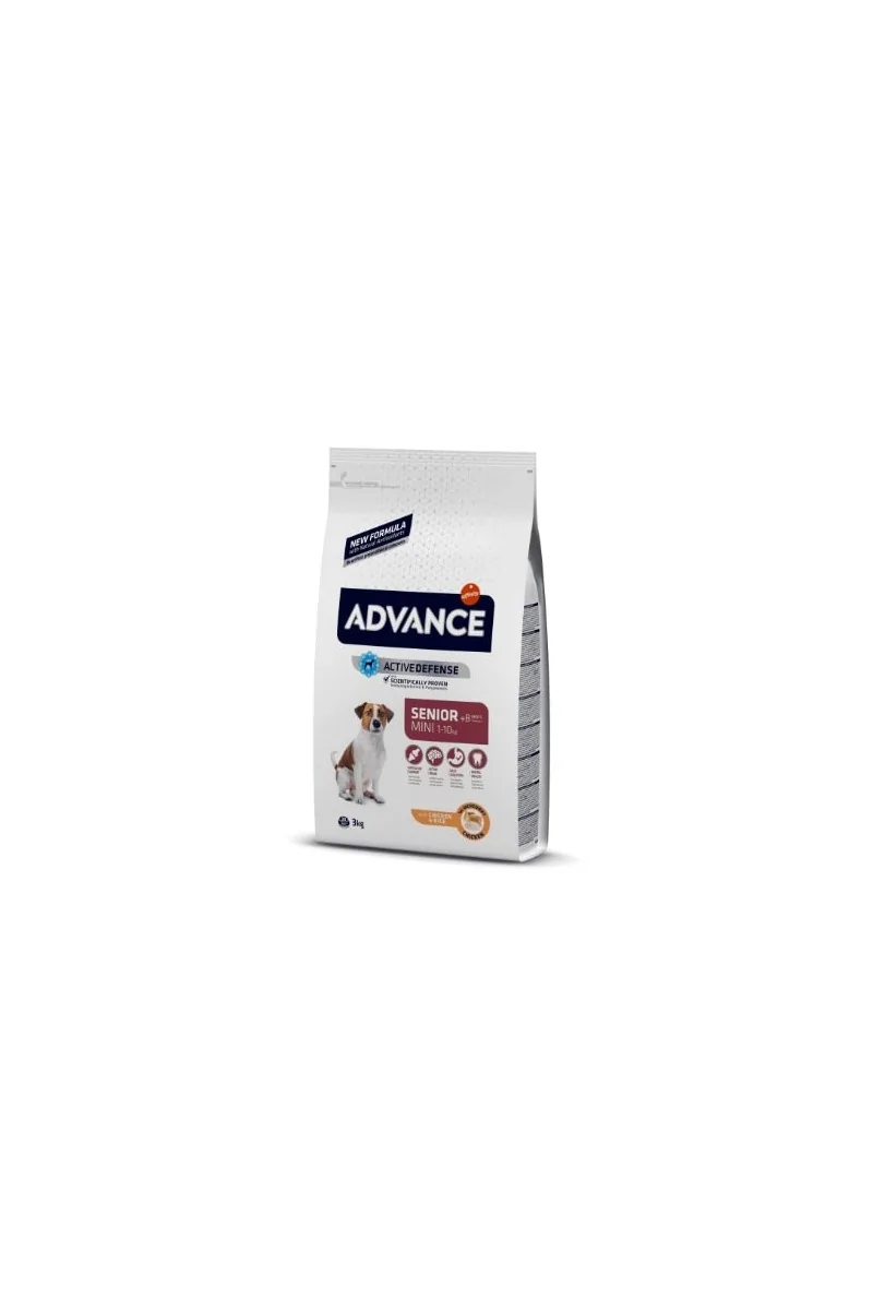 Comida Natural Perro Advance Canine Senior Mini Pollo Arroz 3Kg