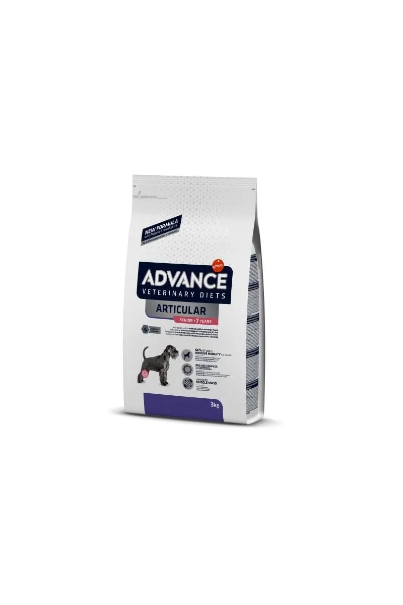 Comida Natural Perro Advance Vet Canine Senior +7 Articular 3Kg