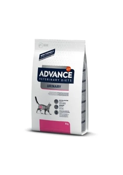 Comida Natural Gato Advance Vet Feline Adult Urinary 8Kg
