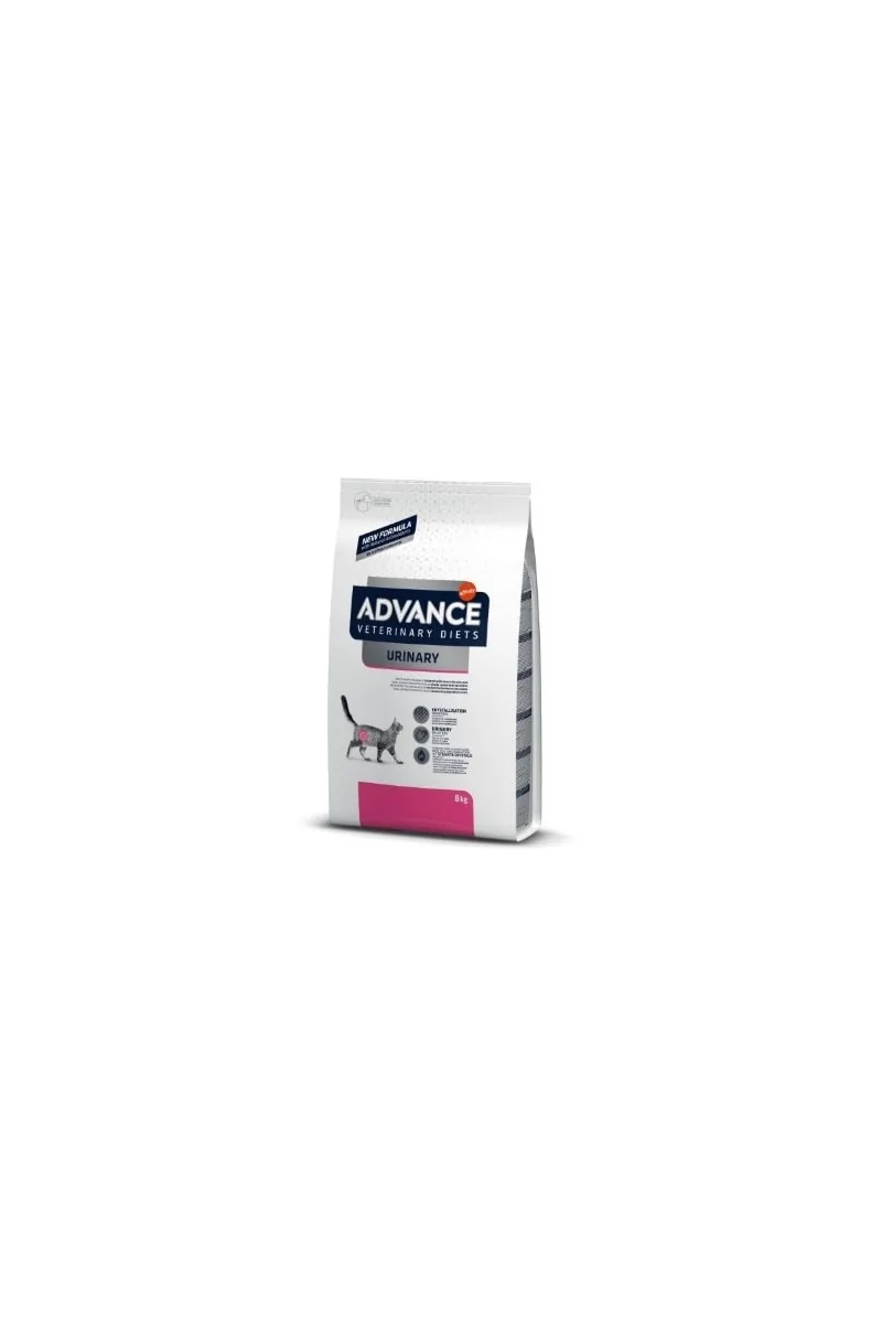 Comida Natural Gato Advance Vet Feline Adult Urinary 8Kg