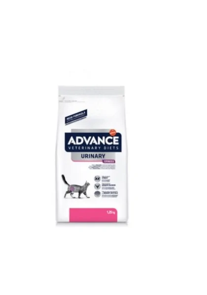 Comida Natural Gato Advance Vet Feline Adult Urinary Stress 1,25Kg