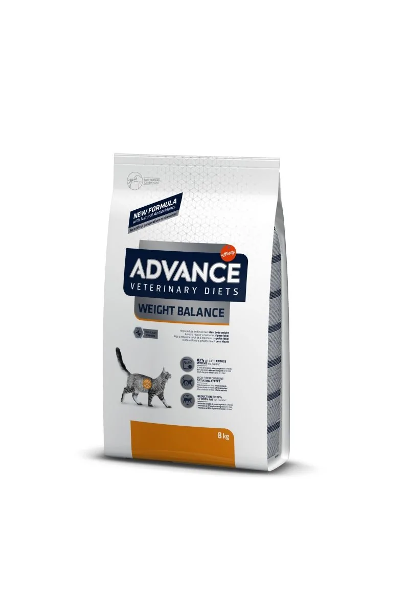 Comida Natural Gato Advance Vet Feline Adult Weight Balance 1,5Kg