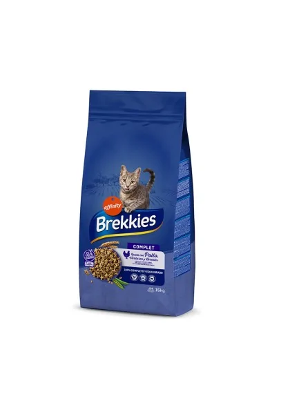 Comida Natural Gato Brekkies Excel Feline Adult Complet 15Kg