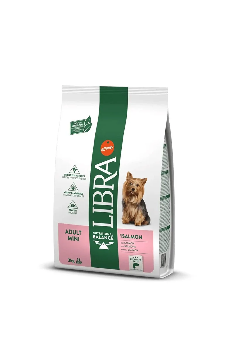 Comida Natural Perro Libra Canine Adult Mini Salmon 3Kg