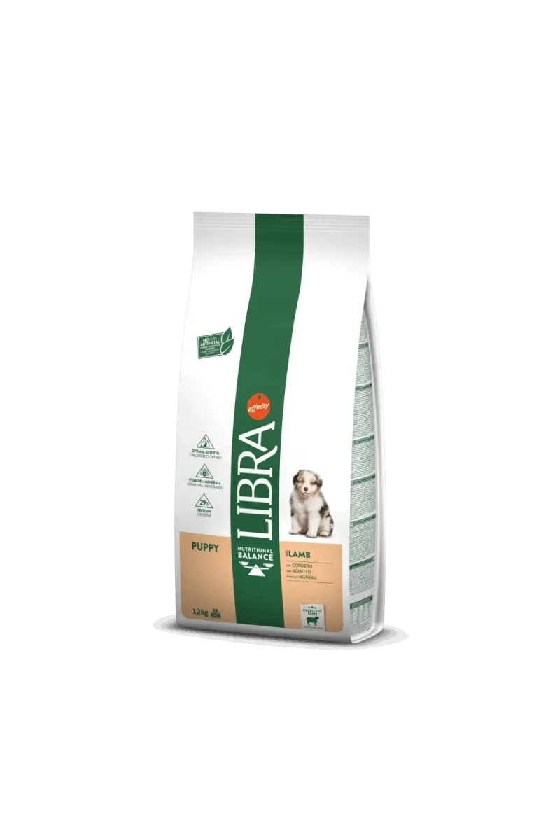 Comida Natural Perro Libra Canine Puppy Cordero 12Kg