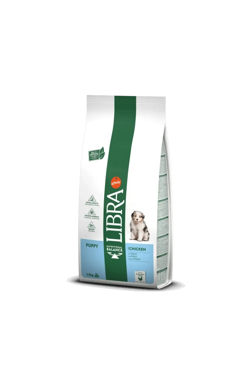 Comida Natural Perro Libra Canine Puppy Pollo 12Kg