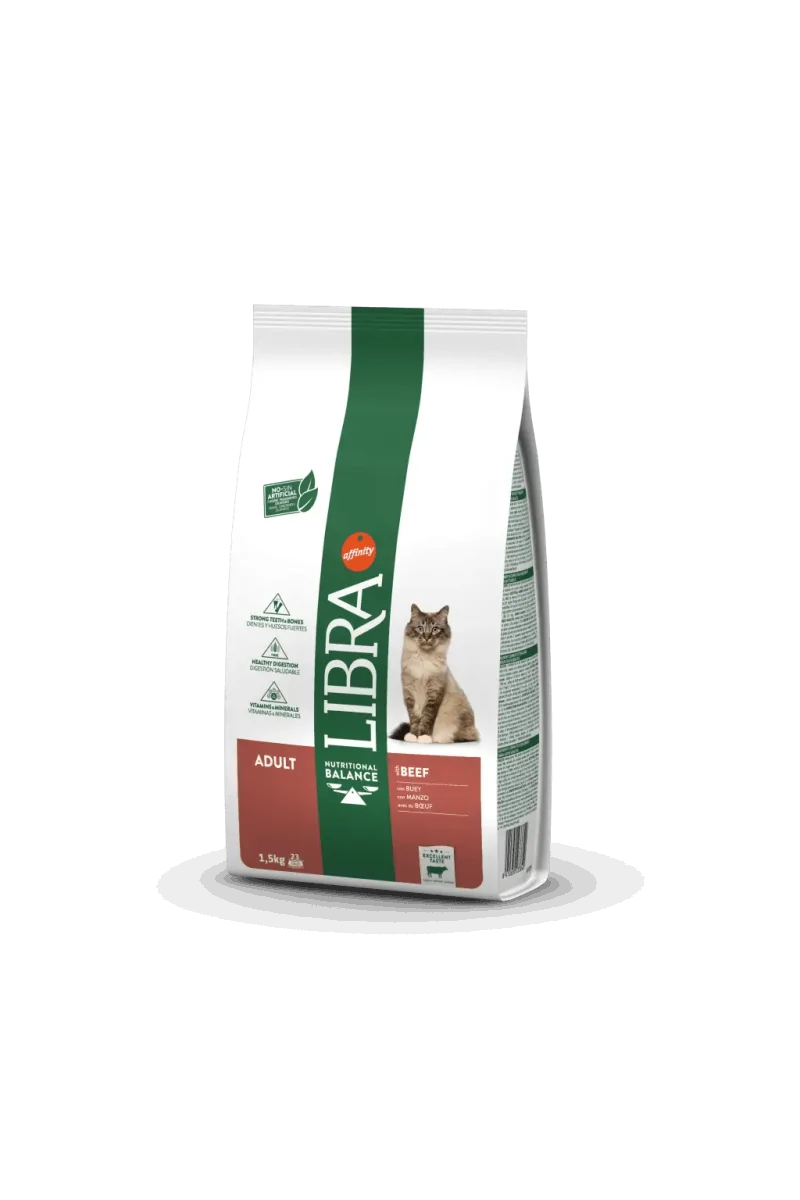 Comida Natural Gato Libra Feline Adult Ternera 3Kg