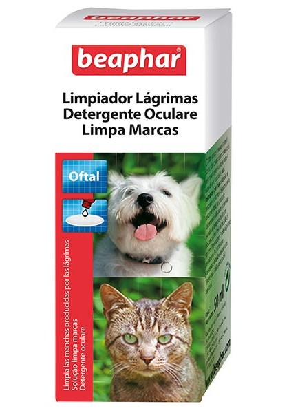 Oculares Gato,Perro  Limpiador Lagrimas "Oftal" Perro Y Gato 50ml