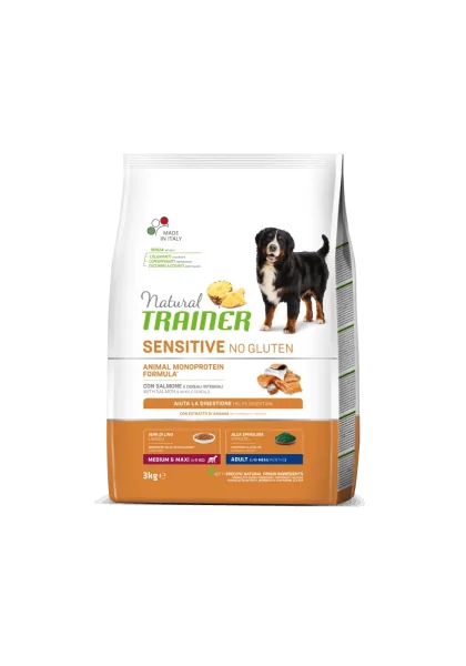 Comida Natural Perro Natural Trai. Canine S/Gluten Adult Salmon 2Kg