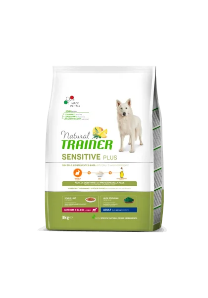 Comida Natural Perro Natural Trainer Canine Plus Adult Conejo 3Kg