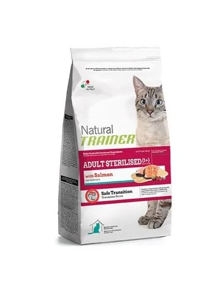 Comida Natural Gato Natural Trainer Feline Adult Steril Salmon 1,5Kg