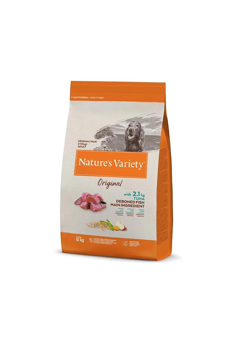 Comida Natural Perro NatureS V Original Canine Adult Md/Mx Atun 10Kg