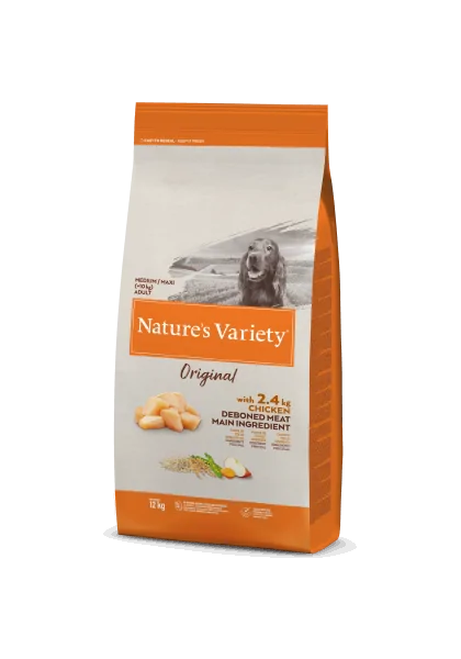 Comida Natural Perro NatureS V Original Canine Adult Md/Mx Pollo 12Kg