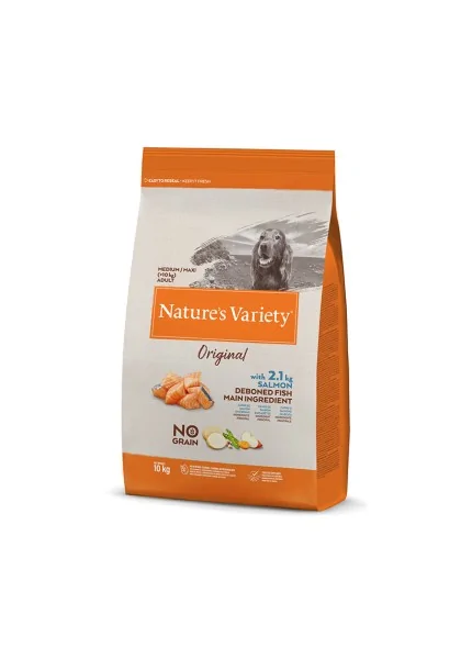 Comida Natural Perro NatureS V Original Canine Adult Salmon 10Kg