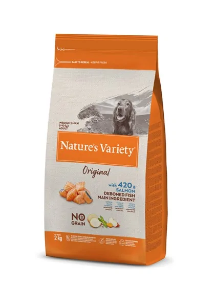 Comida Natural Perro NatureS V Original Canine Adult Salmon 2Kg
