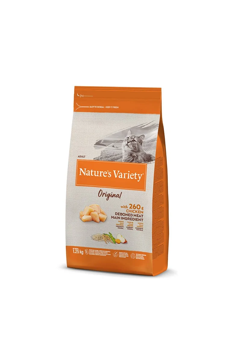 Comida Natural Gato NatureS V Original Feline Adult Pollo 1,25Kg