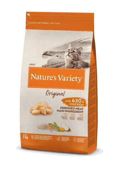 Comida Natural Gato NatureS V Original Feline Adult Pollo 3Kg