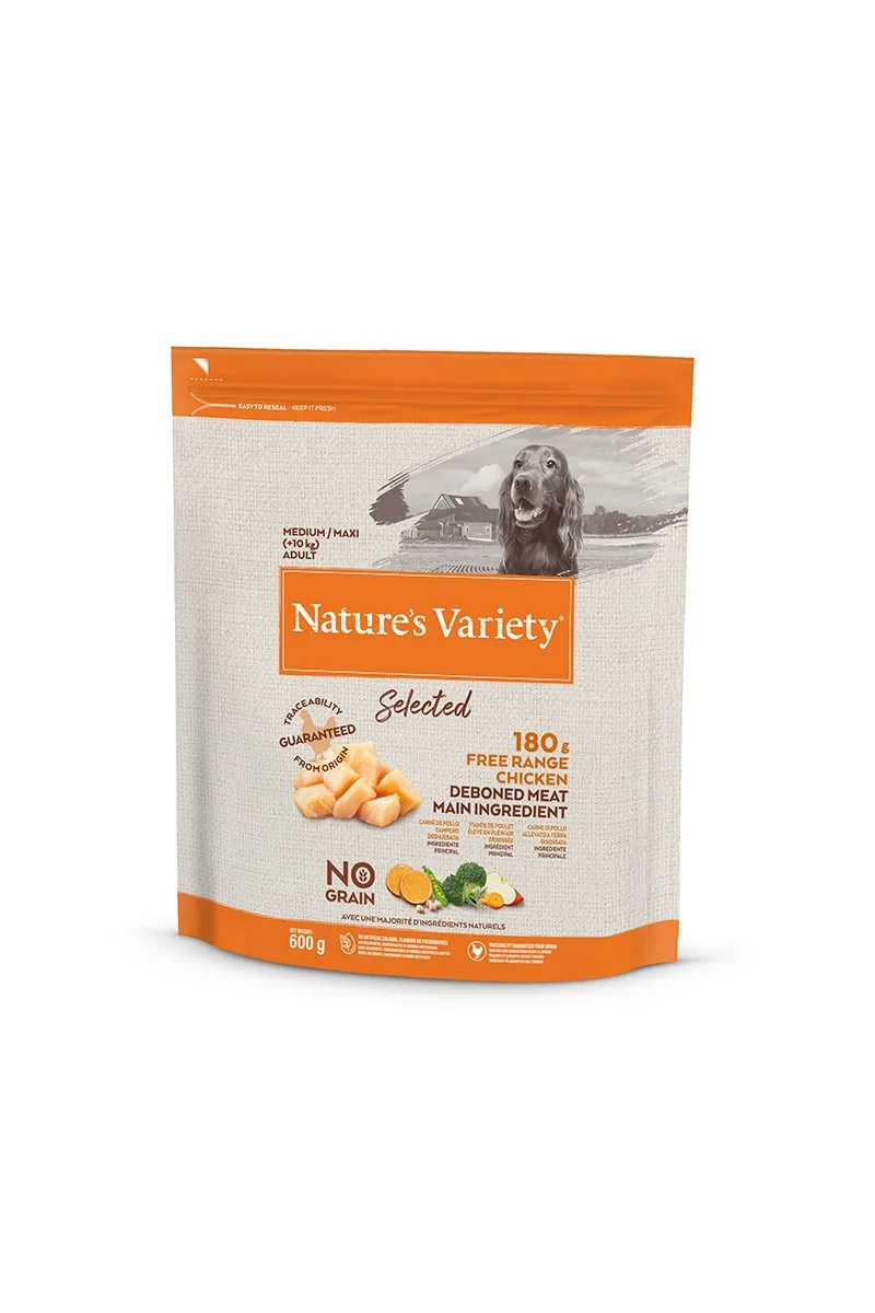 Comida Natural Perro NatureS V Selec Canine Adult Pollo  600Gr