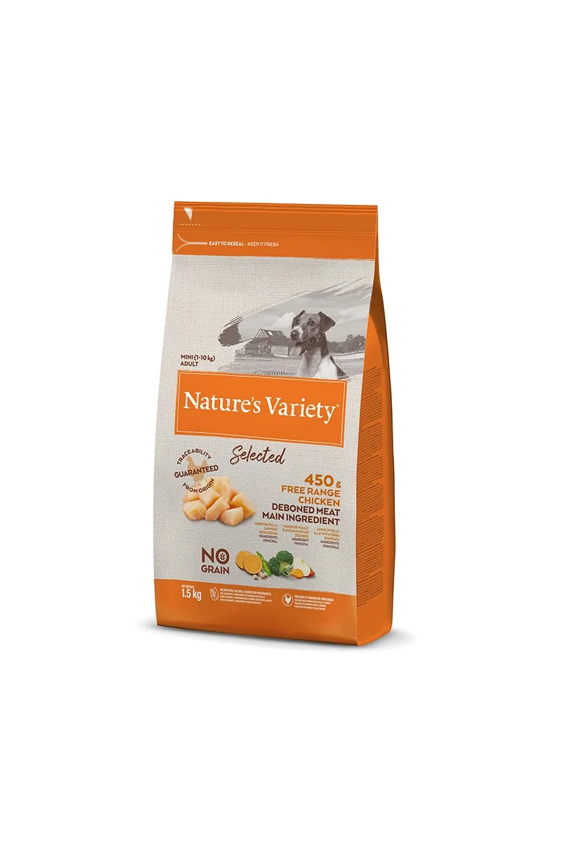 Comida Natural Perro NatureS V Selec Canine Adult Mini Pollo  1,5Kg