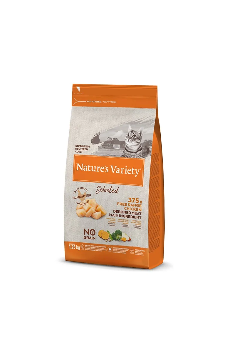 Comida Natural Gato NatureS V Selec Feline Adult Pollo 1,25Kg