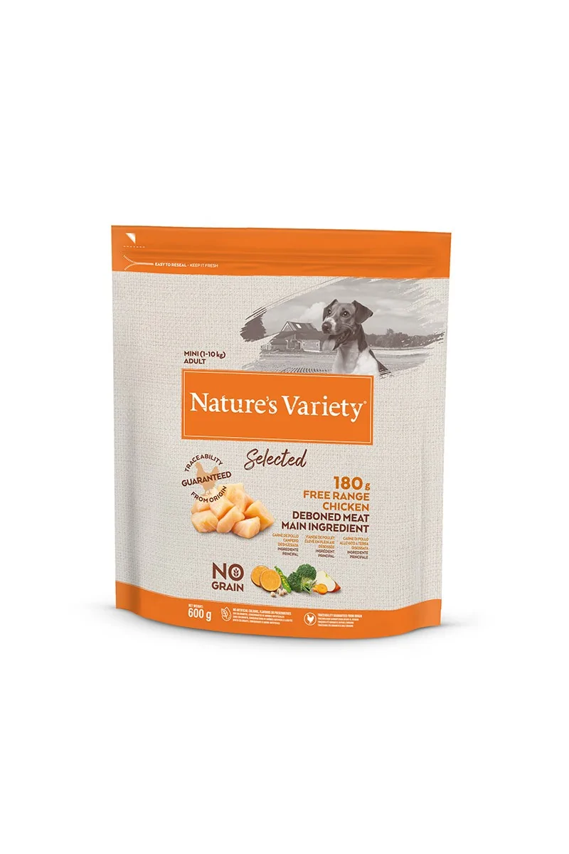 Comida Natural Perro NatureS V Select Canine Adult Mini Pollo 600Gr