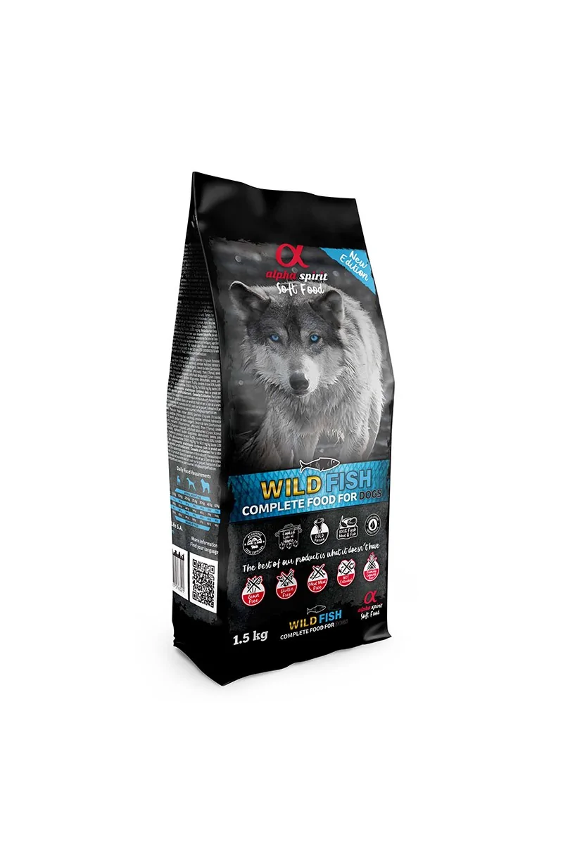 Comida Perro Adulto Pienso Alpha Spirit Canine Adult Pescado 1,5Kg