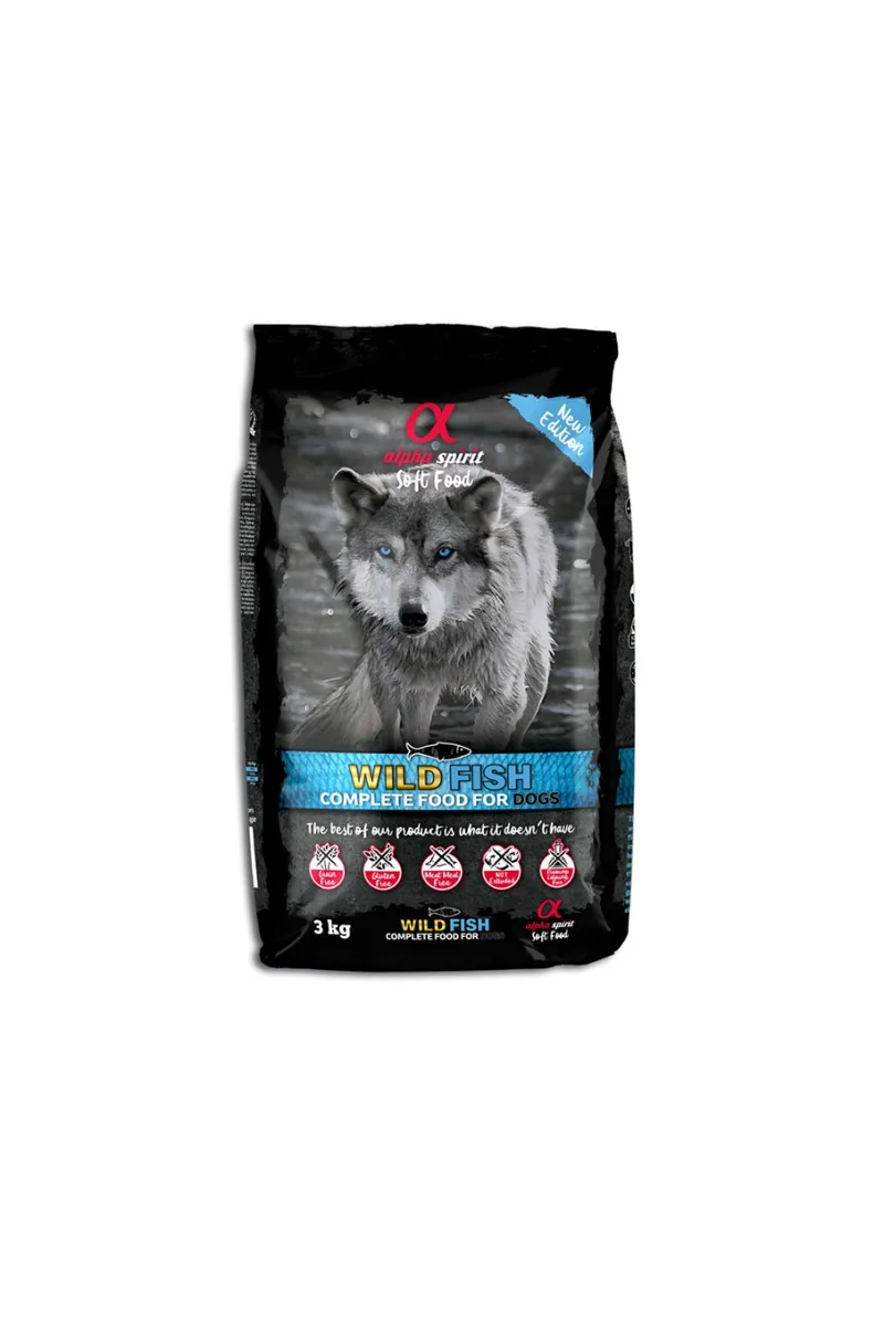 Comida Perro Adulto Pienso Alpha Spirit Canine Adult Pescado Semihumedo 3Kg